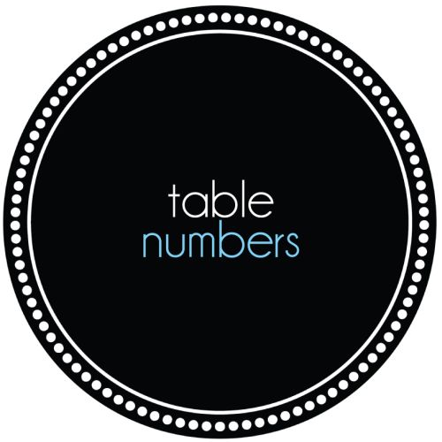Table Numbers-wedding, wedding invitation, invite, contemporary, modern, new zealand, personal, stylish, quality, inviting designs, invites by design, design, pocketfold, response, rsvp, map, direction