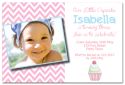 Little Cupcake Party Invitation-party, invitation, girl, celebrate, celebration, invite, cupcake