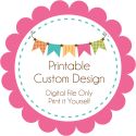 Printable Custom Design-announcement, birth, digital, print yourself, diy, invitation, custom, unique