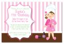 Spa Time / Makeover Party Invitation-party, invitation, girl, celebrate, celebration, invite, makeover,spa, spa party