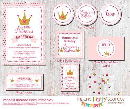 The Chic Party Boutique - Party Printables